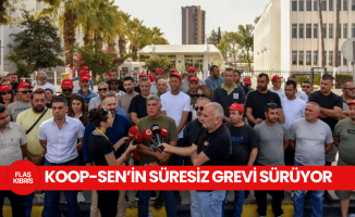 Koop-Sen süresiz grevini sürdürüyor
