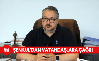 Şenkul'dan vatandaşlara acil ihtiyaçlar için su kullanmaları çağrısı