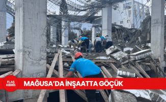 İnşatta göçük korkuttu