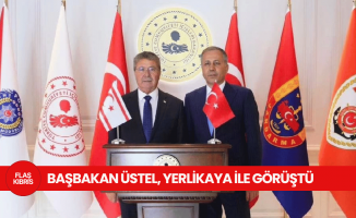 Başbakan Ünal Üstel, Ali Yerlikaya ile bir araya geldi