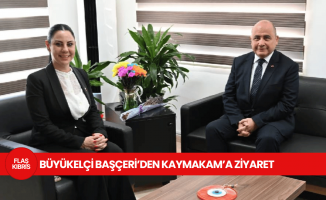 Başçeri’den Girne Kaymakamı Gürler’e ziyaret