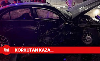 Bellapais yolunda trafik kazası