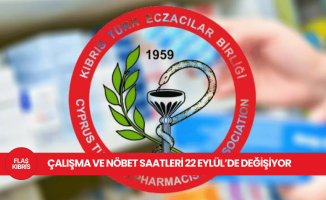 Eczanelerin kış dönemi çalışma ve nöbet saatleri 22 Eylül’de değişiyor