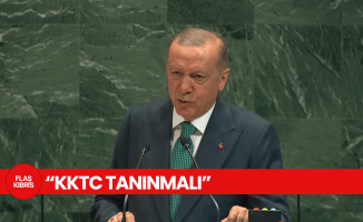 Erdoğan’dan BM’de Doğu Akdeniz ve Kıbrıs mesajı: “KKTC tanınmalı”