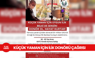 Kemal Saraçoğlu Vakfı’ndan küçük Yaman için ilik donörü çağrısı!