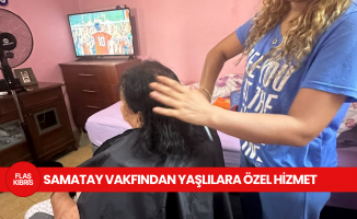 Samtay Vakfından Güzelyurt Köylerinde Yaşlılara Evde Bakım ve Saç Kesimi Hizmeti