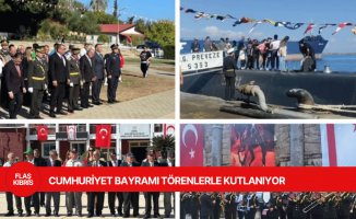 29 Ekim Cumhuriyet Bayramı törenlerle kutlanıyor