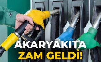 Akaryakıt fiyatlarına zam!