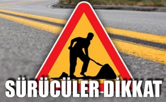 Dağ Yolu’nun bazı kesimlerinde yol çalışması