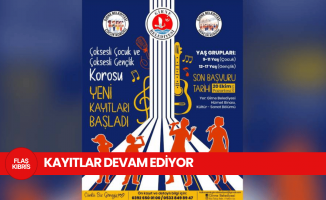 Girne Belediyesi’nin “Çok Sesli Çocuk” ve” Gençlik Korosu” için kayıtlar devam ediyor