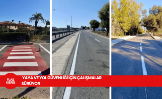 Gönyeli-Alayköy’de yaya ve yol güvenliği için çalışmalar sürüyor