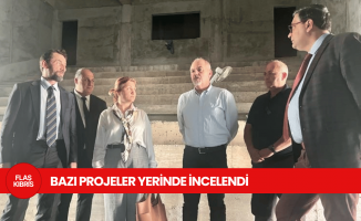 Lefkoşa Bölgesinde Yürütülen Bazı Projeler Yerinde İncelendi