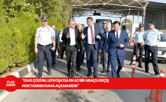 Cumhurbaşkanı Tufan Erhürman, Metehan'daki yoğunluğu yerinde inceledi 