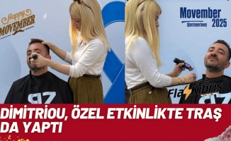 Dimitriou, kanser hastaları için gerçekleştirilen etkinliğe katıldı