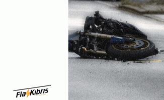 Motosiklet Sürücüsü Hastaneye Kaldırıldı