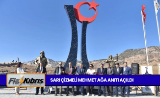 Türkiye Lefkoşa Büyükelçiliği KEİ katkılarıyla, Göçeri köyünde Sarı Çizmeli Mehmet Ağa Anıtı açıldı