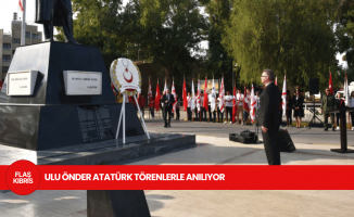 Ulu Önder Atatürk, vefatının 87’nci yılında törenlerle anılıyor