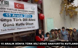 15 Aralık Dünya Türk Dili Günü Anayurtta Kutlandı