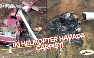 ABD'de iki helikopterin havada çarpışması sonucu 1 kişi öldü, 1 kişi yaralandı