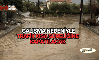 Çatalköy–Ozanköy yolunda çalışma nedeniyle trafik kısa süreliğine kapatılacak