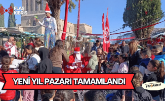 Girne Belediyesi’nin düzenlediği Yeni Yıl Pazarı tamamlandı