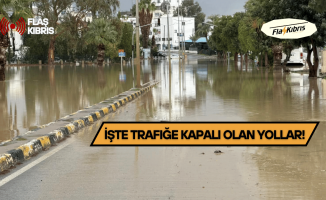 İşte trafiğe kapalı olan yollar!