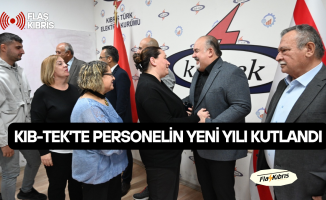 KIB-TEK’TE PERSONELİN YENİ YILI KUTLANDI