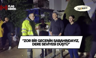 Mehmet Harmancı: Zor bir gecenin sabahındayız, dere seviyesi düştü