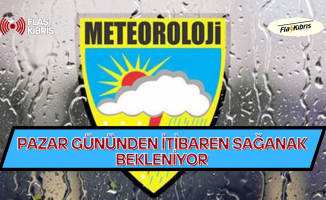 Pazar gününden itibaren sağanak bekleniyor