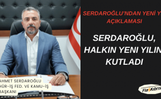 Serdaroğlu, halkın yeni yılını kutladı