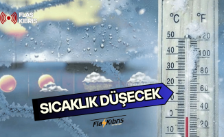 Sıcaklık 4 derece düşecek