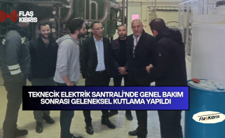 TEKNECİK ELEKTRİK SANTRALİ’NDE GENEL BAKIM SONRASI GELENEKSEL KUTLAMA YAPILDI