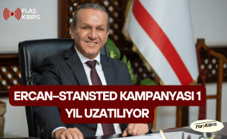 Ataoğlu’ndan müjde: Ercan–Stansted kampanyası 1 yıl uzatılıyor