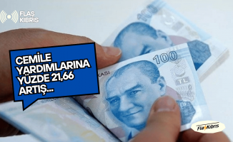 Cemile yardımlarına yüzde 21,66 artış