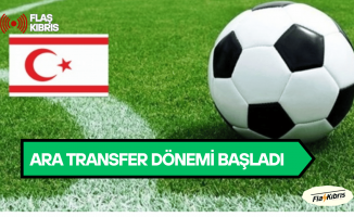 Futbolda ara transfer dönemi başladı