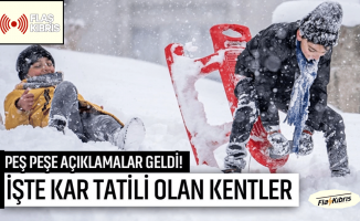 Kar yağışı nedeniyle bazı illerde eğitime ara verildi