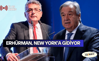 Erhürman, Guterres ile görüşmek üzere New York'a gidiyor