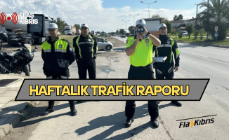 Haftalık trafik raporu: 64 trafik kazasında 23 kişi yaralandı
