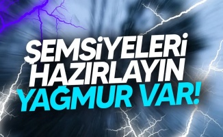 Yer yer sağanak ve gök gürültüsü bekleniyor