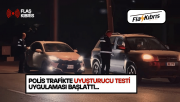 Polis trafikte uyuşturucu testi uygulamasını başlattı