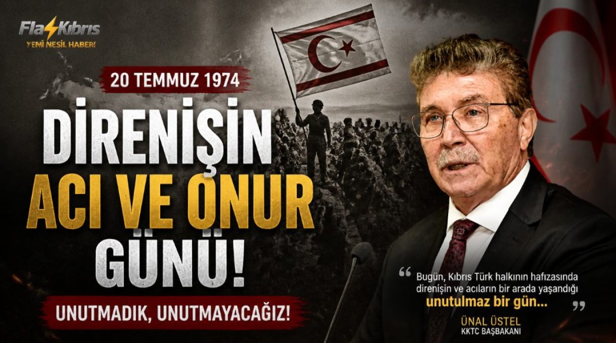 Üstel: Acımızı da kahramanlığımızı da unutmadık, unutmayacağız