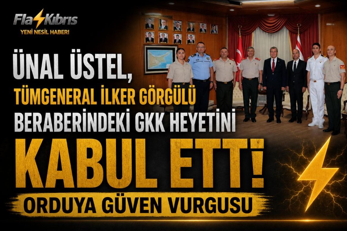 Ünal Üstel, Tümgeneral İlker Görgülü beraberindeki GKK heyetini kabul etti: Orduya güven vurgusu