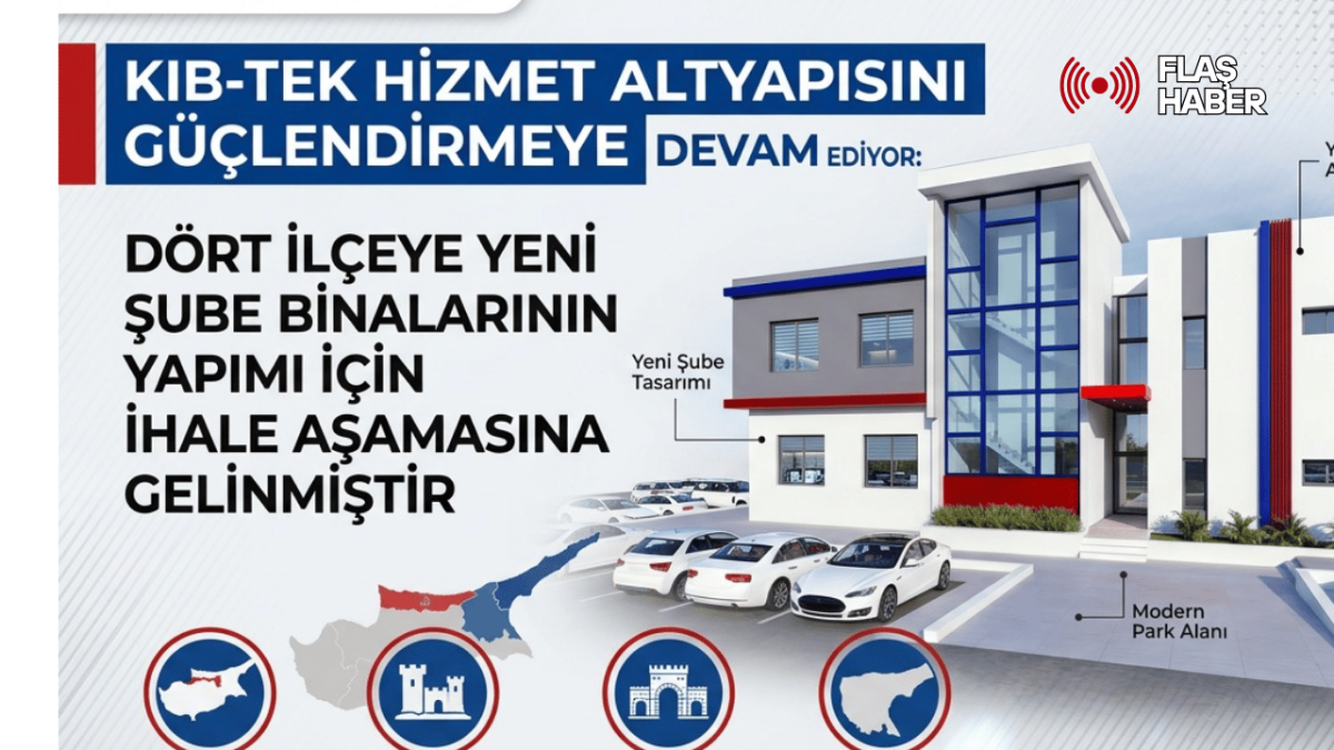 Kıb-Tek: Dört İlçeye Yeni Şube Binalarının Yapımı İçin İhale Aşamasına Gelinmiştir