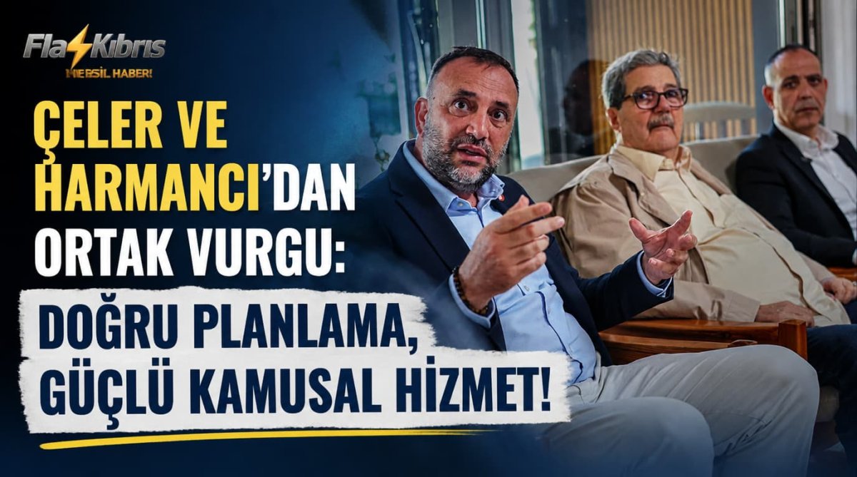Çeler ve Harmancı’dan ortak vurgu: Doğru planlama, güçlü kamusal hizmet!