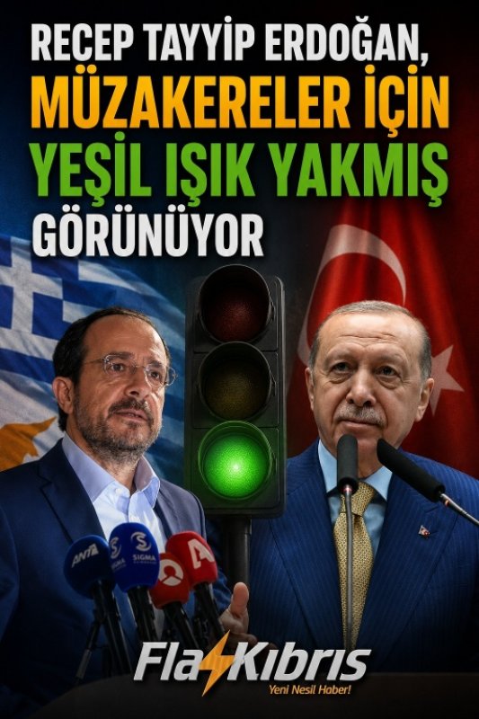  Hristodulidis: Recep Tayyip Erdoğan, müzakereler için yeşil ışık yakmış görünüyor