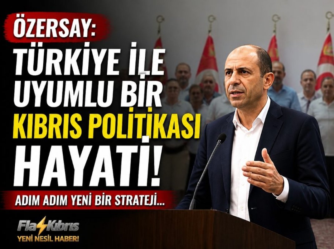 Özersay: Federasyon diyerek dogmatik bir yaklaşım sergilemenin ve zaman harcamanın manası yoktur
