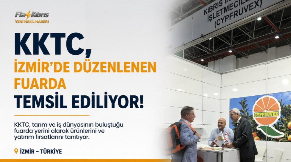 KKTC, İzmir’de düzenlenen fuarda temsil ediliyor