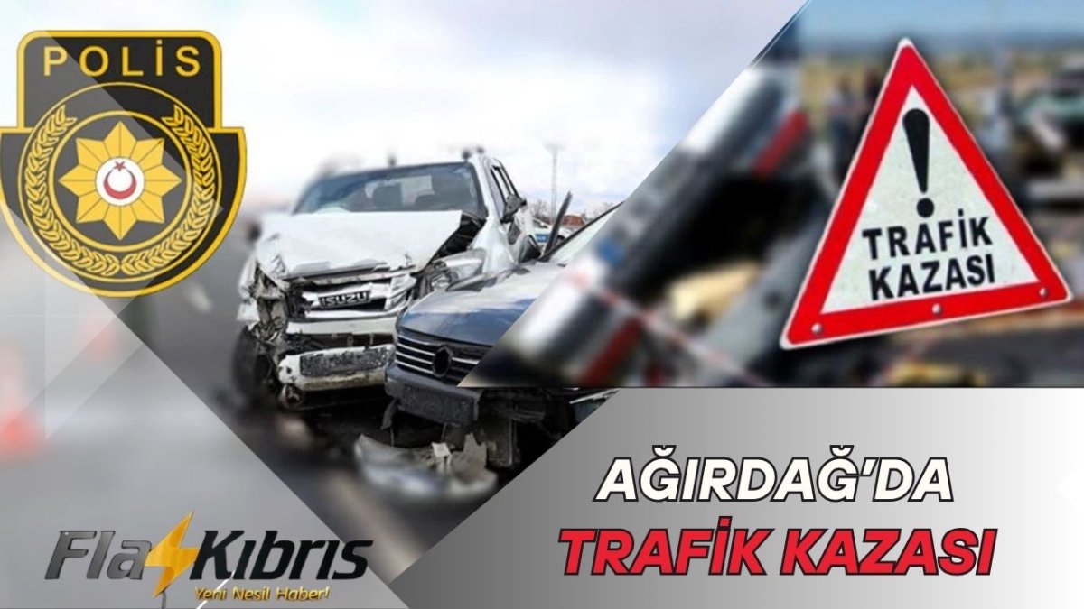 Ağırdağ'da alkollü sürücünün kullandığı araç takla attı