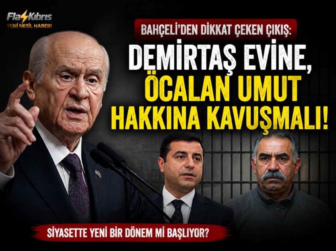 Bahçeli'den dikkat çeken çıkış: Demirtaş evine, Öcalan umut hakkına kavuşmalı