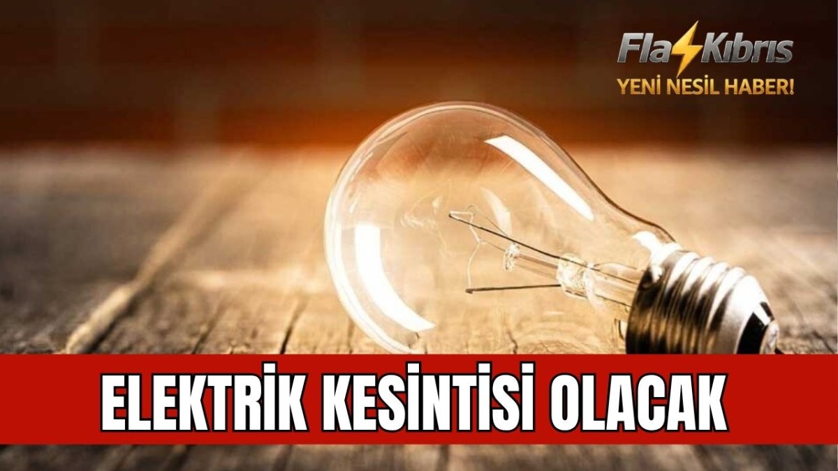 Bugün 09.00-11.00 saatleri arasında Lapta ve çevresindeki birçok bölgeye elektrik verilemeyecek